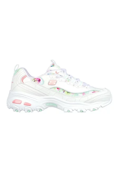 Спортни обувки D'Lites F с флорална шарка - Бял