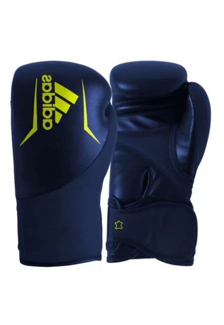 Спортни ръкавици -  Speed200 - естествена кожа - тъмно сини - 12 oz