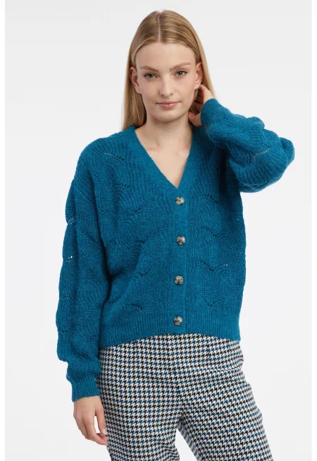 Свободна жилетка с копчета