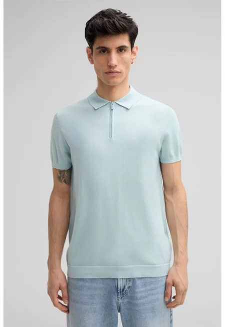 Тениска Regular Fit с поло яка 30045704 - Син
