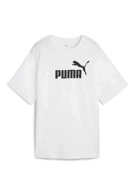 Тениска с паднали ръкави и лого