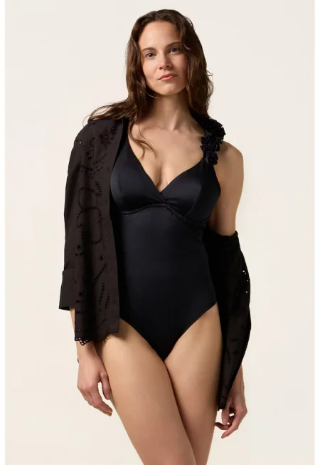 Цял бански - Черен