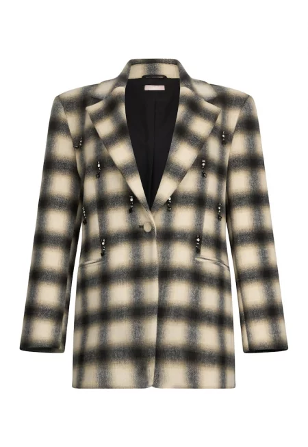 Уголемено само с декоративни камъни - Тъмнокафяв/Черен/Светло бежово