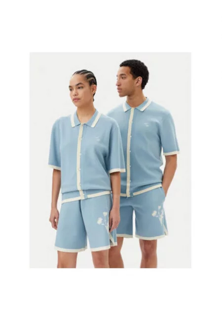 Унисекс риза  91299859980 - Вискоза/Полиестер - Синя