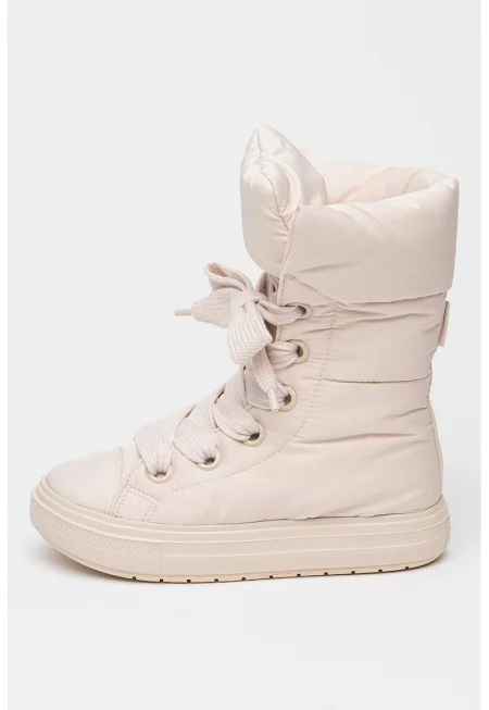 Ватирани боти Chuck Taylor All Star - Бежов