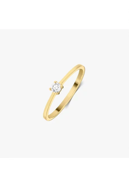 Златен пръстен Timeless - Диамант 0.1 CT