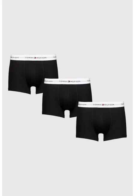 Боксерки с памук с лого - 7 чифта - Бял/Избеляло черно