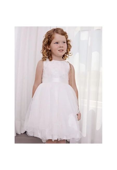 Бяла рокля за момичета - Бял