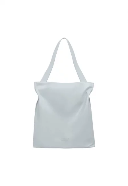 Чанта през рамо от еко кожа - Ледено синьо