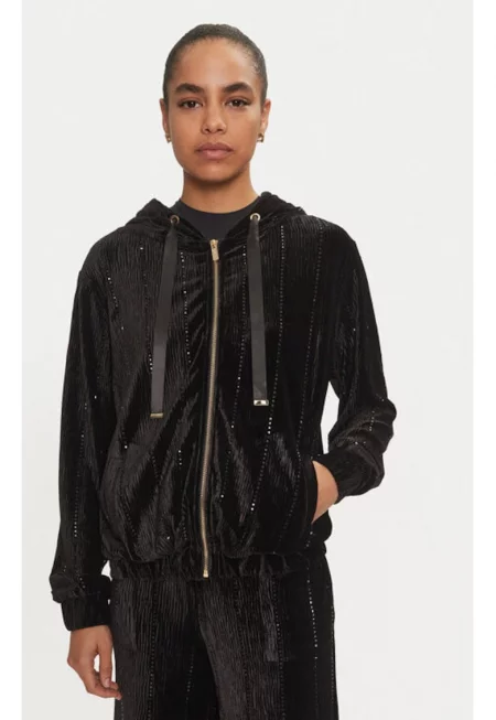 Дамска блуза -  304449789 - Полиестер - Черен - Черен