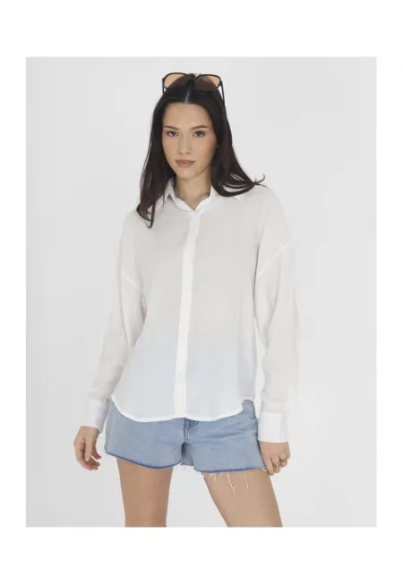 Дамска риза -  95645 - Вискоза - Бяла