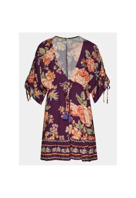 Дамска рокля -  303748630 - Вискоза - Лилаво - Виолетов