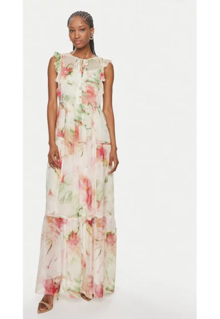 Дамска рокля -  303808372 - Вискоза - Многоцветна