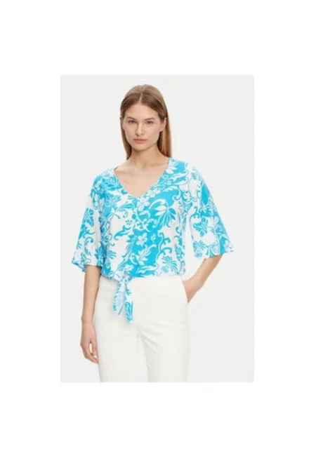 Дамска синя блуза Гауди - Син