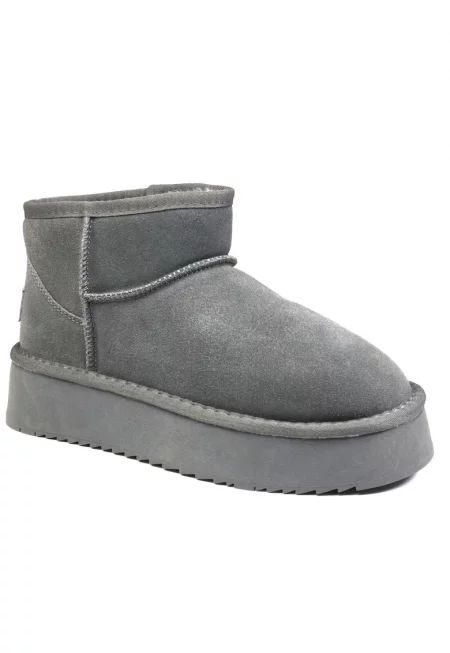 Дамски боти Huge Platform велур SCW421P05