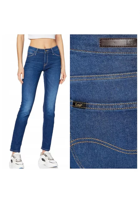 Дамски дънки -  Elly - 23920-46 - Памучни - Дълги - Petite - Дънкови - W28-L33 US - Сини