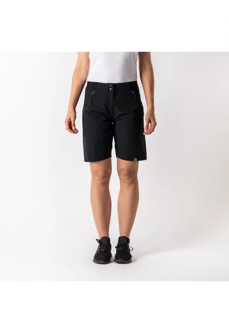 Дамски къси панталони за колоездене 2в1 Mia черни