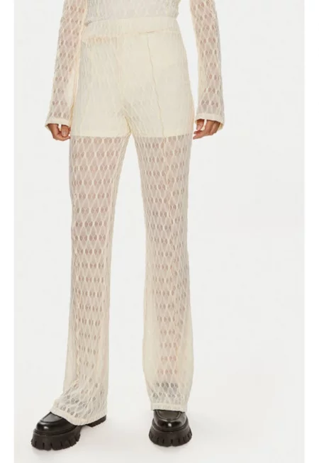 Дамски панталон -  304354502 - Полиамид - Бежов - Бежов