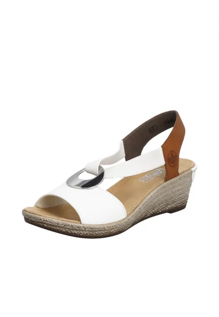 Дамски сандали 624H6 81 бели