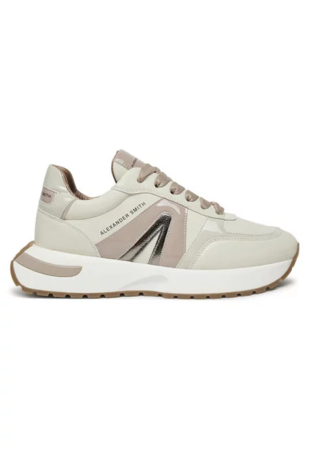 Дамски спортни обувки  304490538 - Еко кожа - Бежов - Бежов