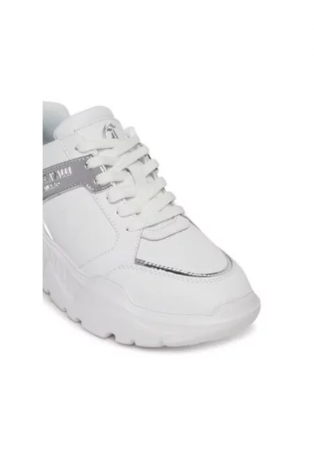 Дамски спортни обувки - 78RA3SL9 ZPA71 -  Естествена кожа - Бял - Бял