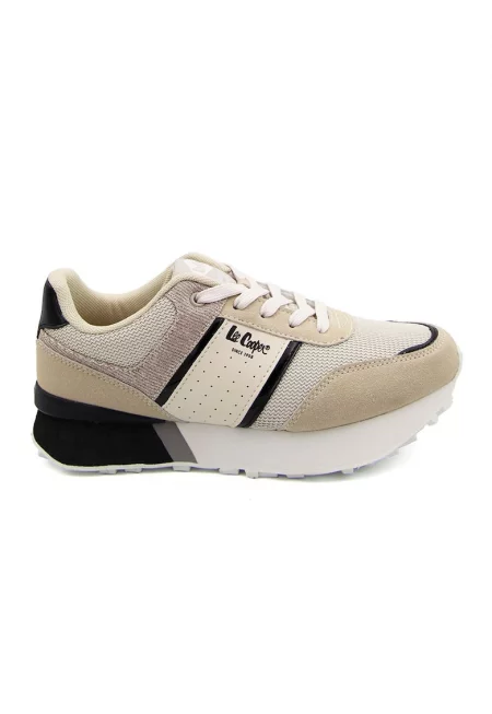 Дамски спортни обувки  W LCW-25-03-3371L - бежов цвят
