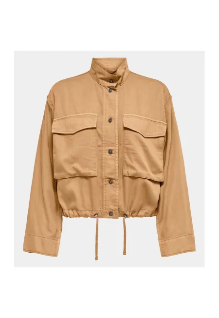 Дамско яке -  Лиосел - Розово - Кафяв