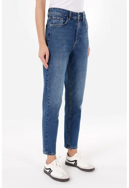 Дънки с памук - Син