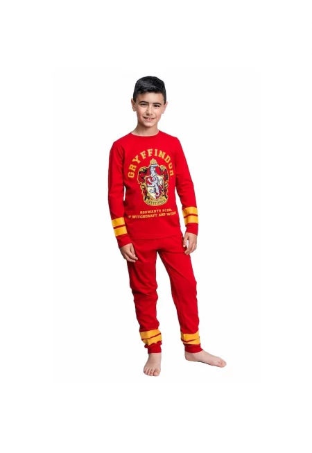 Детска пижама  2900000128 Червена 122 СМ - 7г.