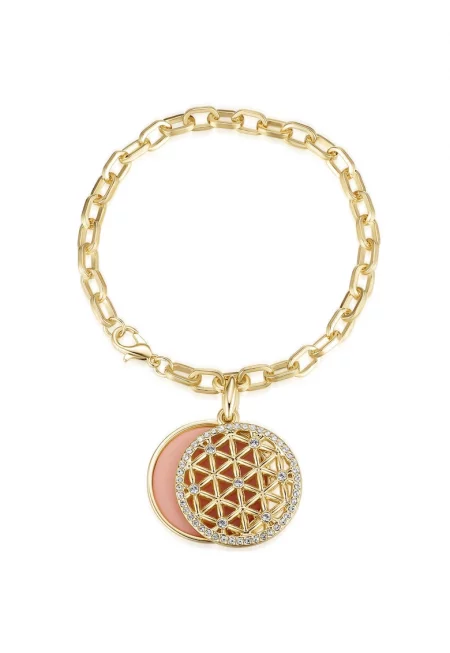 Гривна с покритие от 14K злато - Златист