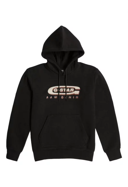 Худи с лого и джоб кенгуру