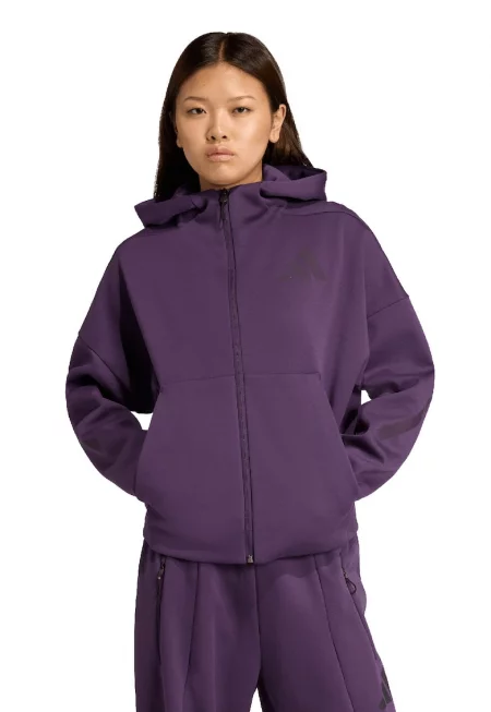 Худи Z.N.E. с паднали ръкави и скосени джобове