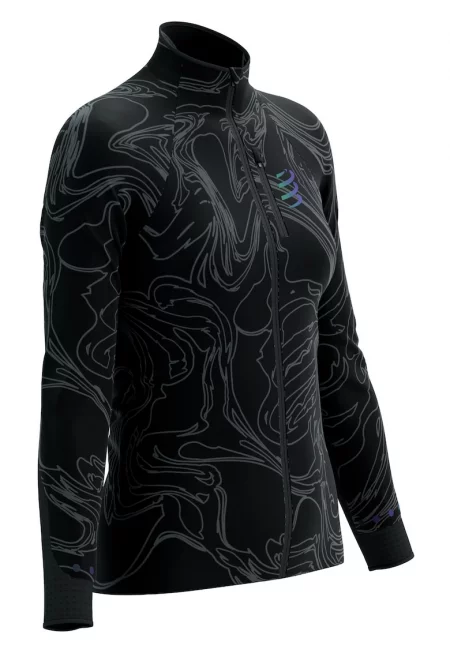 Jacheta alergare dama  Hurricane Windproof - Aurora Collection - Черен