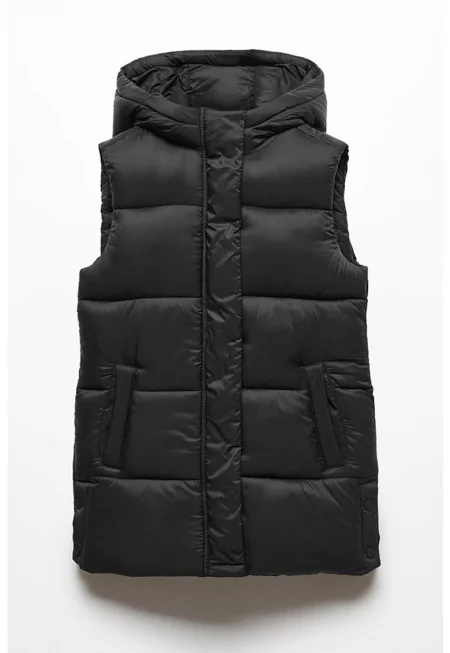 Капитониран елек Lola с качулка