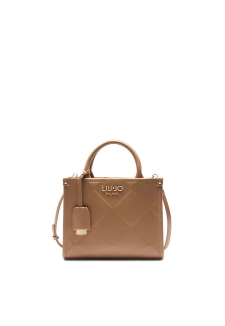 Капитонирана чанта Tote от еко кожа