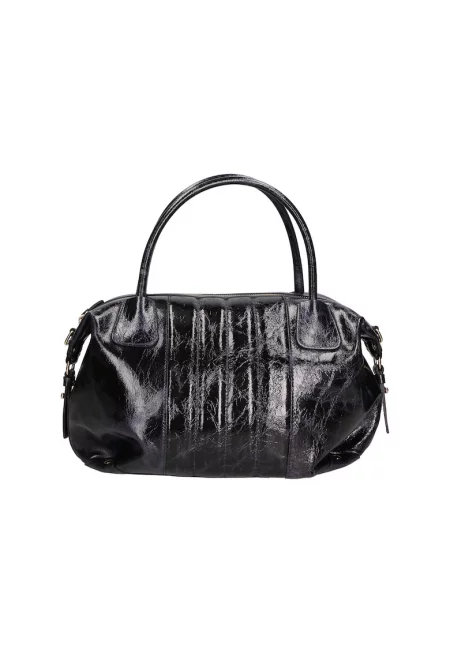 Кожена чанта с отделяща се презрамка