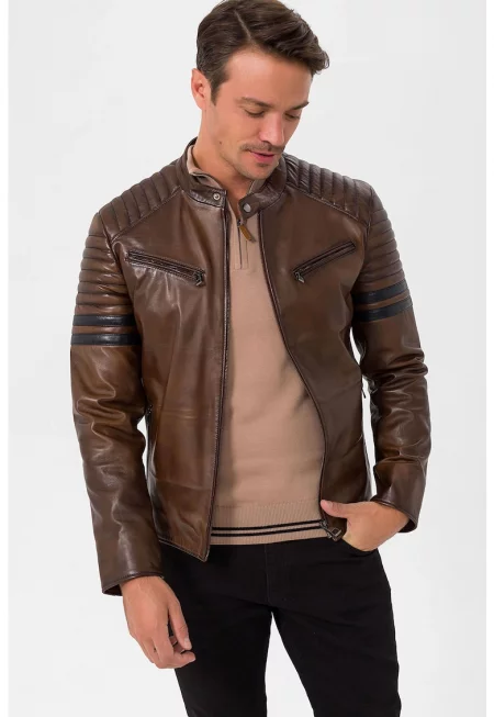 Кожено яке Aleksandr