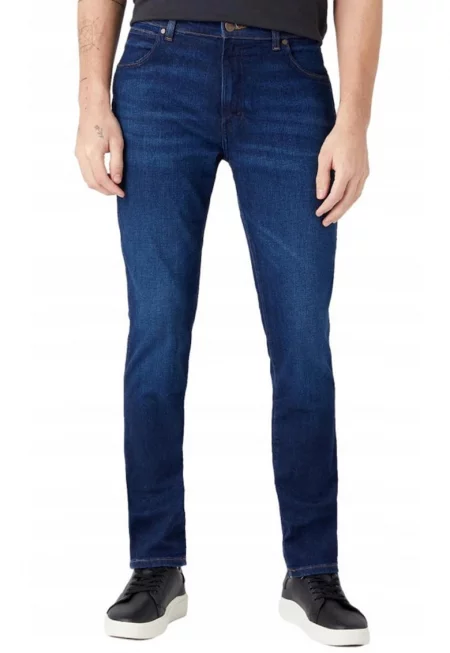 Мъжки дънки  Larston - памук/полиестер/еластан - тъмносин