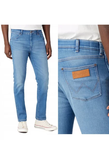 Мъжки дънки  Larston W27 L32 - втален стеснен модел - еластични - сини