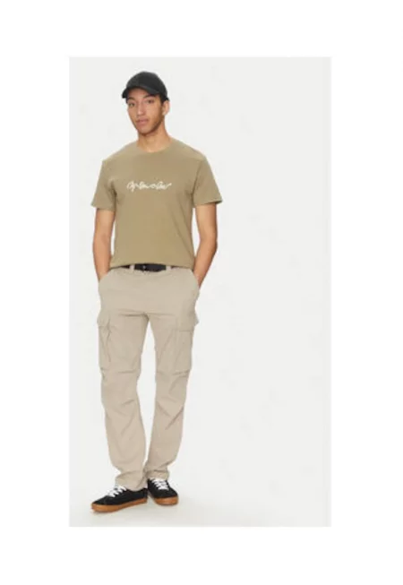 Мъжки панталон - G STAR RAW - G053 CORE REGULAR CARGO - бежов - полиестер