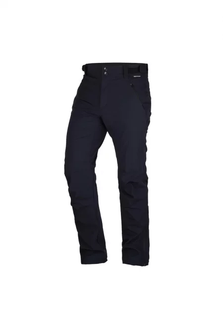 Мъжки спортен панталон софтшел еластичен 3L 10k/10k студен сезон  Madisyn NO-3436OR - Черен