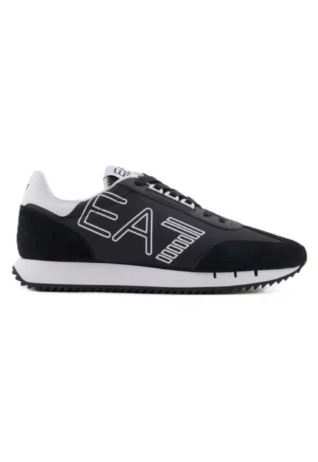 Мъжки спортни обувки Emporio Armani  Винтидж - Черен/Бял - - X8X101-XK257-U448 - Черен