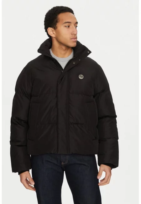 Мъжко яке -  304381850 - Полиестер - Черно - Черен