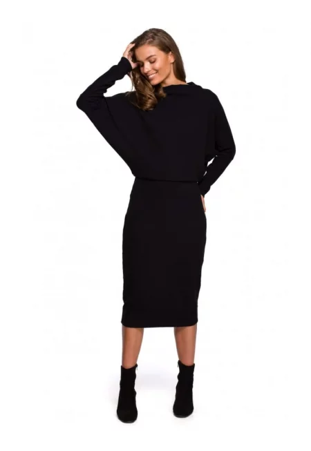 Миди рокля - стил - памук