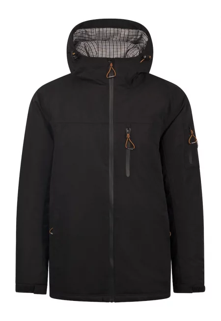 Непромокаемо яке Kirkbost с качулка - Черен