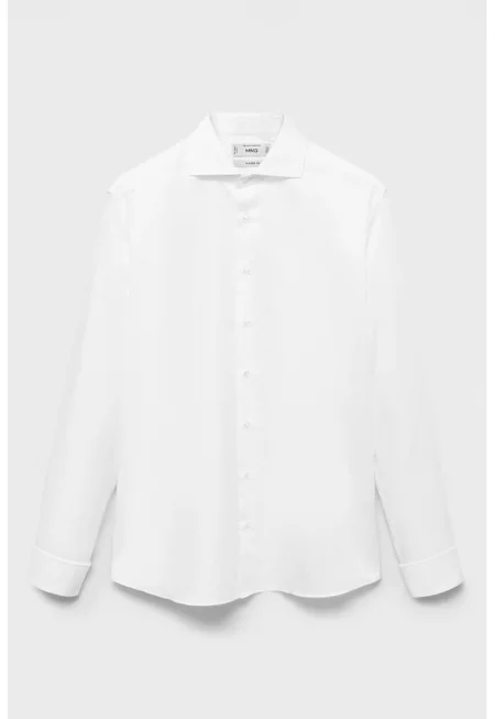 Официална риза с копчета на маншети