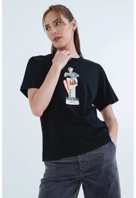 Памучна тениска с графика