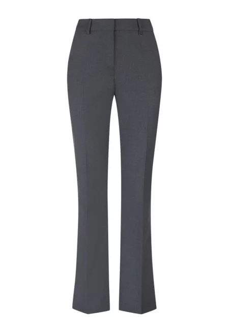 Панталони с права кройка и висока талия -