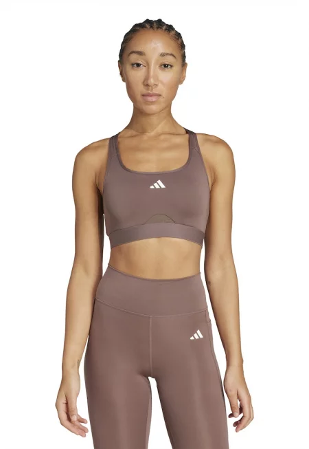 Подплатен фитнес сутиен с лого