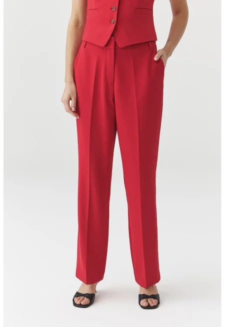 Прав панталон Lanka - Червен